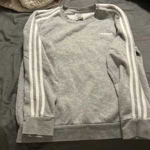 Grey adidas crewneck